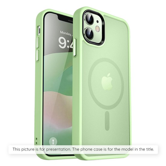 Husa pentru iPhone 16 Plus - Techsuit HaloFrost MagSafe Series - Light Green