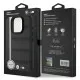Husa pentru iPhone 16 Pro - BMW Hardcase M Perforated And Stitched Line MagSafe (BMHMP16L23PUSPK) - Black