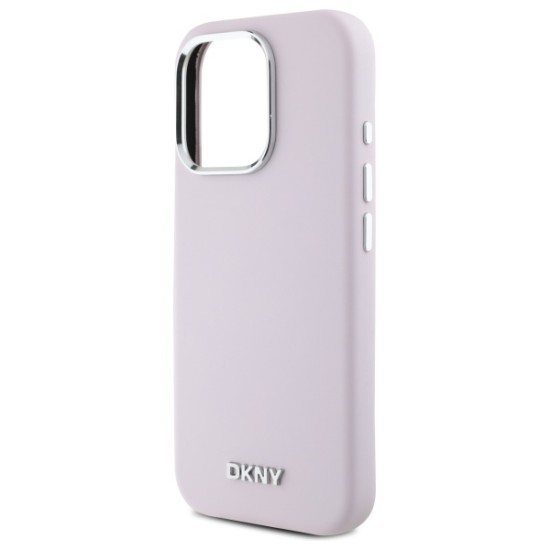 Husa pentru iPhone 16 Pro - DKNY Hardcase Liquid Silicone (DKHMP16LSMCHLP) - Pink