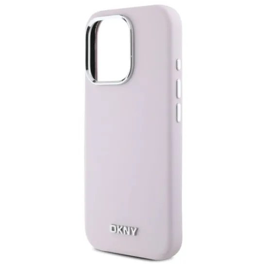 Husa pentru iPhone 16 Pro - DKNY Hardcase Liquid Silicone (DKHMP16LSMCHLP) - Pink Husa pentru iPhone 16 Pro - DKNY Hardcase Liquid Silicone (DKHMP16LSMCHLP) - Pink