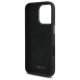 Husa pentru iPhone 16 Pro - DKNY Hardcase Liquid Silicone Metal Logo (DKHCP16LSMCBSK) - Black