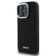 Husa pentru iPhone 16 Pro - DKNY Hardcase Plain Silver Logo MagSafe (DKHMP16LPSCMCLK) - Black