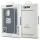 Husa pentru iPhone 16 Pro - DKNY Hardcase Wrist Strap Stock Logo (DKHCP16LPBSWSK) - Black