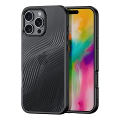Husa pentru iPhone 16 Pro - Dux Ducis Aimo Series - Black Husa pentru iPhone 16 Pro - Dux Ducis Aimo Series - Black
