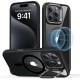 Husa pentru iPhone 16 Pro - ESR Classic Hybrid HaloLock Kickstand - Clear Black