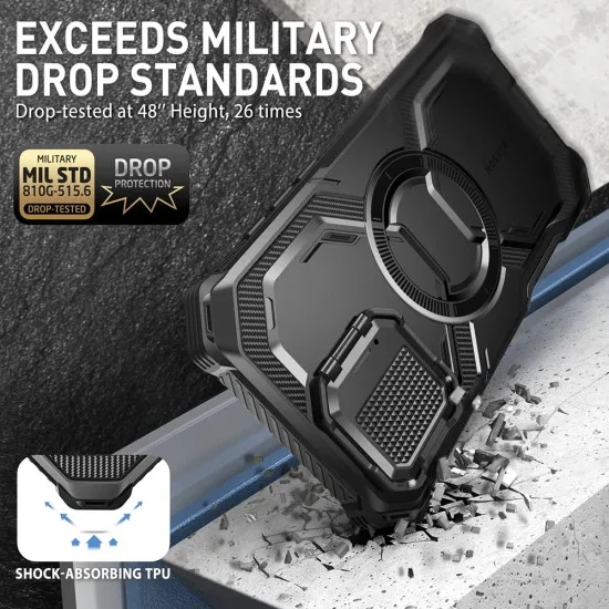 Husa pentru iPhone 16 Pro + Folie - I-Blason Armorbox - Ruddy Husa pentru iPhone 16 Pro + Folie - I-Blason Armorbox - Ruddy
