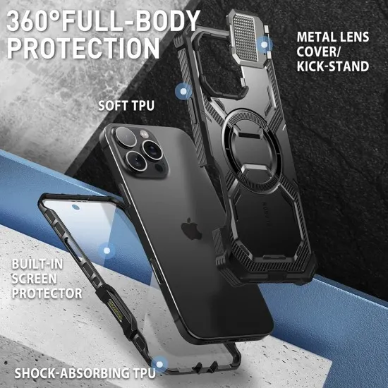 Husa pentru iPhone 16 Pro + Folie - I-Blason Armorbox - Ruddy Husa pentru iPhone 16 Pro + Folie - I-Blason Armorbox - Ruddy