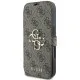 Husa pentru iPhone 16 Pro - Guess Book 4G (GUBKP16L4GMGBR) - Brown Husa pentru iPhone 16 Pro - Guess Book 4G (GUBKP16L4GMGBR) - Brown