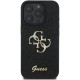 Husa pentru iPhone 16 Pro - Guess Glitter Fixed Big 4G (GUHCP16LHG4SGK) - Black