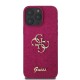 Husa pentru iPhone 16 Pro - Guess Glitter Script Big 4G (GUHCP16LHG4SGU) - Purple