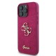 Husa pentru iPhone 16 Pro - Guess Glitter Script Big 4G (GUHCP16LHG4SGU) - Purple