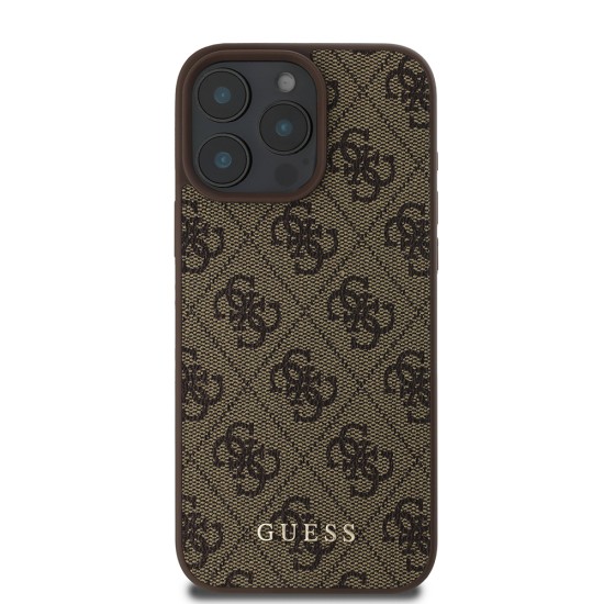 Husa pentru iPhone 16 Pro - Guess Hardcase 4G Classic (GUHCP16LG4GFGR) - Black