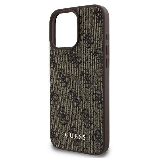 Husa pentru iPhone 16 Pro - Guess Hardcase 4G Classic (GUHCP16LG4GFGR) - Black