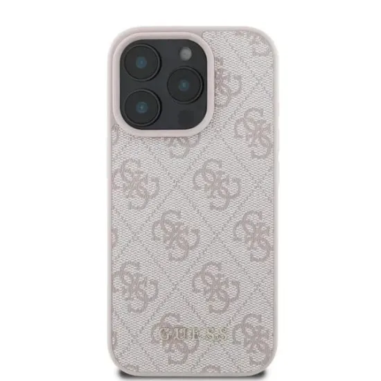 Husa pentru iPhone 16 Pro - Guess Hardcase 4G Classic (GUHCP16LG4GFPI) - Pink Husa pentru iPhone 16 Pro - Guess Hardcase 4G Classic (GUHCP16LG4GFPI) - Pink