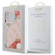 Husa pentru iPhone 16 Pro - Guess Hardcase 4G Flower Print MagSafe (GUHMP16LP4ROPEMCP) - Pink