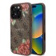 Husa pentru iPhone 16 Pro - Guess Hardcase 4G Flower Print MagSafe (GUHMP16LP4ROPEMCW) - Brown