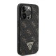 Husa pentru iPhone 16 Pro - Guess Hardcase 4G Triangle Metal Logo (GUHCP16LPG4GPK) - Black