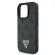 Husa pentru iPhone 16 Pro - Guess Leather Metal Logo Strass Crossbody (GUHCP16LP4TDSCPK) - Black Husa pentru iPhone 16 Pro - Guess Leather Metal Logo Strass Crossbody (GUHCP16LP4TDSCPK) - Black