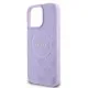 Husa pentru iPhone 16 Pro - Guess Saffiano Peony Classic Logo MagSafe (GUHMP16LPSAPSMEU) - Purple