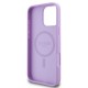 Husa pentru iPhone 16 Pro - Guess Saffiano Peony Classic Logo MagSafe (GUHMP16LPSAPSMEU) - Purple