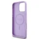 Husa pentru iPhone 16 Pro - Guess Saffiano Peony Classic Logo MagSafe (GUHMP16LPSAPSMEU) - Purple