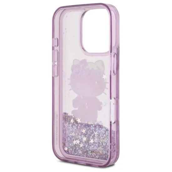 Husa pentru iPhone 16 Pro - Hello Kitty Hardcase Liquid Glitter 50TH Anniversary Party (HKHCP16LL50PPU) - Purple Husa pentru iPhone 16 Pro - Hello Kitty Hardcase Liquid Glitter 50TH Anniversary Party (HKHCP16LL50PPU) - Purple