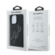 Husa pentru iPhone 16 Pro - Karl Lagerfeld 3D Design (KLHCP16L3DRKSDLK) - Rubber Signature