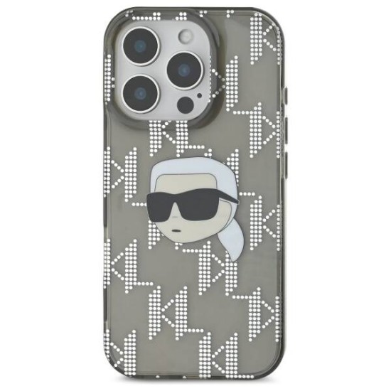 Husa pentru iPhone 16 Pro - Karl Lagerfeld IML Luxury Electroplated (KLHCP16LHKLPKHK) - Karl Head