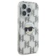 Husa pentru iPhone 16 Pro - Karl Lagerfeld IML Luxury Electroplated (KLHCP16LHKLPKHT) - Transparent Karl Head