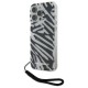 Husa pentru iPhone 16 Pro - Karl Lagerfeld IML Luxury (KLHCP16LHZBPKCCK) - Zebra Pattern&Cord