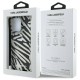 Husa pentru iPhone 16 Pro - Karl Lagerfeld IML Luxury (KLHCP16LHZBPKCCK) - Zebra Pattern&Cord