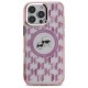 Husa pentru iPhone 16 Pro - Karl Lagerfeld IML MagSafe (KLHMP16LHMCKMHP) - Pink Monogram Karl&Choupette Head