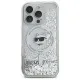 Husa pentru iPhone 16 Pro - Karl Lagerfeld Liquid Glitter MagSafe (KLHMP16LLGCHSGH) - Transparent Choupette Head Husa pentru iPhone 16 Pro - Karl Lagerfeld Liquid Glitter MagSafe (KLHMP16LLGCHSGH) - Transparent Choupette Head
