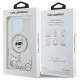 Husa pentru iPhone 16 Pro - Karl Lagerfeld Liquid Glitter MagSafe (KLHMP16LLGCHSGH) - Transparent Choupette Head Husa pentru iPhone 16 Pro - Karl Lagerfeld Liquid Glitter MagSafe (KLHMP16LLGCHSGH) - Transparent Choupette Head