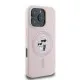 Husa pentru iPhone 16 Pro - Karl Lagerfeld Silicone Ring MagSafe (KLHMP16LSCMKCRHP) - Pink Karl&Choupette Husa pentru iPhone 16 Pro - Karl Lagerfeld Silicone Ring MagSafe (KLHMP16LSCMKCRHP) - Pink Karl&Choupette