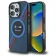 Husa pentru iPhone 16 Pro Max - BMW Hardcase Motorsport IML Circle MagSafe (BMHMP16X23HTPUV) - Navy Blue