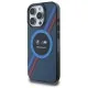Husa pentru iPhone 16 Pro Max - BMW Hardcase Motorsport IML Circle MagSafe (BMHMP16X23HTPUV) - Navy Blue