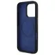 Husa pentru iPhone 16 Pro Max - BMW Hardcase Silicone Hexagon Blue Line MagSafe (BMHMP16X23SHEB) - Black Husa pentru iPhone 16 Pro Max - BMW Hardcase Silicone Hexagon Blue Line MagSafe (BMHMP16X23SHEB) - Black