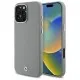 Husa pentru iPhone 16 Pro Max - BMW Leather Sign Full Wrapped Metal MagSafe (BMHMP16X23PUFWG) - Grey