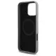 Husa pentru iPhone 16 Pro Max - BMW Leather Sign Full Wrapped Metal MagSafe (BMHMP16X23PUFWG) - Grey