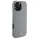 Husa pentru iPhone 16 Pro Max - BMW Leather Sign Full Wrapped Metal MagSafe (BMHMP16X23PUFWG) - Grey