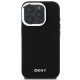 Husa pentru iPhone 16 Pro Max - DKNY Hardcase Plain Silver Logo MagSafe (DKHMP16XPSCMCLK) - Black