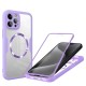 Husa pentru iPhone 16 Pro Max + Folie - Techsuit ColorVerse 360 MagSafe Series - Purple