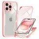Husa pentru iPhone 16 Pro Max + Folie - Techsuit ColorVerse 360 Series - Pink Husa pentru iPhone 16 Pro Max + Folie - Techsuit ColorVerse 360 Series - Pink