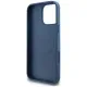 Husa pentru iPhone 16 Pro Max - Guess 4G Small and Classic Logo MagSafe (GUHMP16XP4SM4MB) - Blue