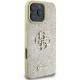 Husa pentru iPhone 16 Pro Max - Guess Glitter Fixed Big 4G (GUHCP16XHG4SGD) - Gold