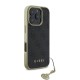 Husa pentru iPhone 16 Pro Max - Guess Hardcase 4G Charms Collection (GUHCP16XGF4GGR) - Black