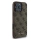 Husa pentru iPhone 16 Pro Max - Guess Hardcase 4G Classic (GUHCP16XG4GFBR) - Brown