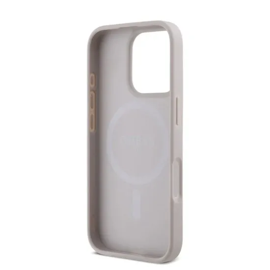 Husa pentru iPhone 16 Pro Max - Guess Hardcase 4G Classic MagSafe (GUHMP16XP4SM4MP) - Pink Husa pentru iPhone 16 Pro Max - Guess Hardcase 4G Classic MagSafe (GUHMP16XP4SM4MP) - Pink