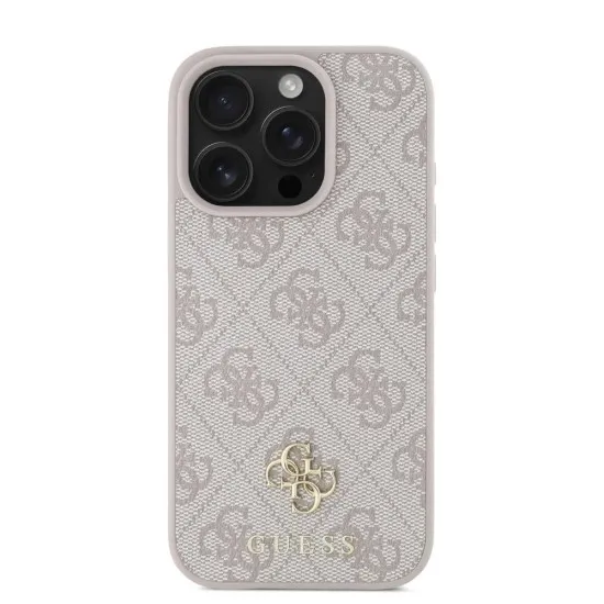 Husa pentru iPhone 16 Pro Max - Guess Hardcase 4G Classic MagSafe (GUHMP16XP4SM4MP) - Pink Husa pentru iPhone 16 Pro Max - Guess Hardcase 4G Classic MagSafe (GUHMP16XP4SM4MP) - Pink